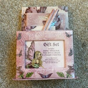 Amy Brown Pink Fairy Stationery Gift Set 2003 Hot Topic NEW SEALED